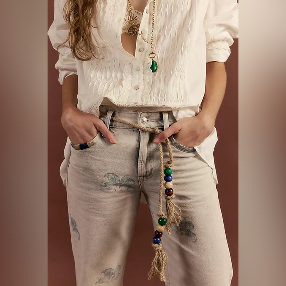 Free People We The Free Geranium Slouchy Straight Jeans - Picture 4 of 10